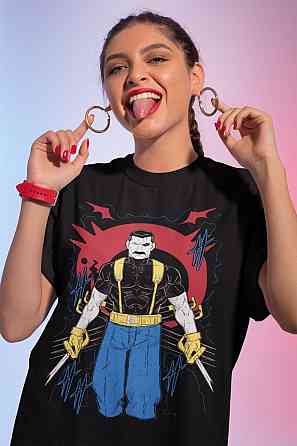 Футболка з аніме принтом Сталевий алхімік оверсайз (S/M/L) Чорний AnimeJ0547 Дніпро