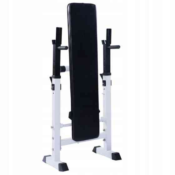 Лавка для жиму + Штанга + Гантелі 70 кг + Гиря 10 кг в Подарунок Гантелі, гирі, штанги та диски АВС пластик Київ