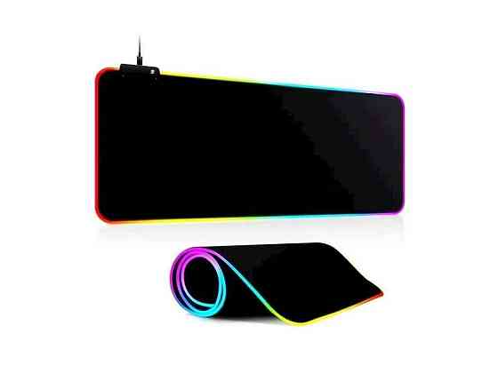 Килимок для мишки 900х400мм P3 c RGB чорний 18м ТМ T-WOLF Киев