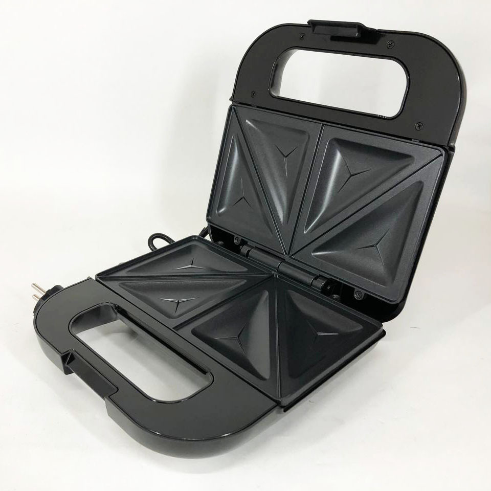 Притискна електробутербродниця MAGIO, Бутербродниця настільна для дому, Сендвічниця бутербродів MD-89 Львів - фото 7