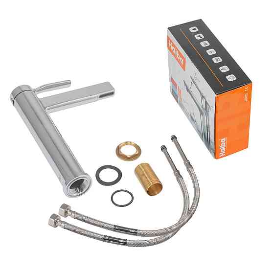 Высокий смеситель для умывальника Haiba Lemon 001 Hight (HB9586) Харьков