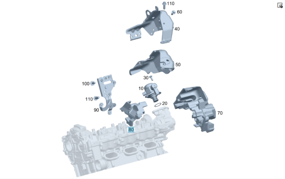 Mercedes-Benz  A2762262385 Тепловий екран моторного відсіку C-Class Cabrio A205 C-class Estate S205 C-Class Coupe С205 C-Class W205 GLC X253 GLC Coupe Одесса