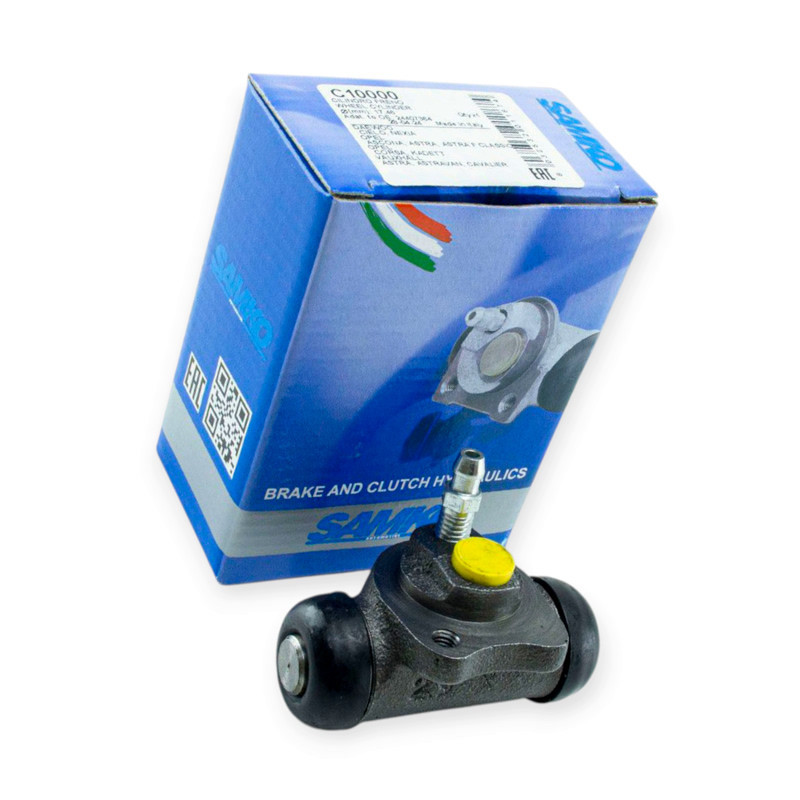 Цилиндр заднего тормоза Ланос 1,6 Nubira 1.6; 1,8 старый образец (d-17.46 мм) 1 болт колесный Мукачево - изображение 1