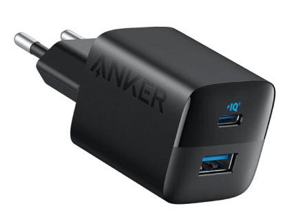 Мережевий зарядний пристрій Anker PowerPort 323 - 33W Dual-Port USB-C Black (6908150) Київ