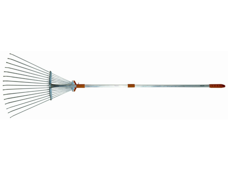 Граблі віялові 15 зубів. Телескопічна алюмінієва ручка 3010-10-01 (читувати опис) Рівне - фото 1