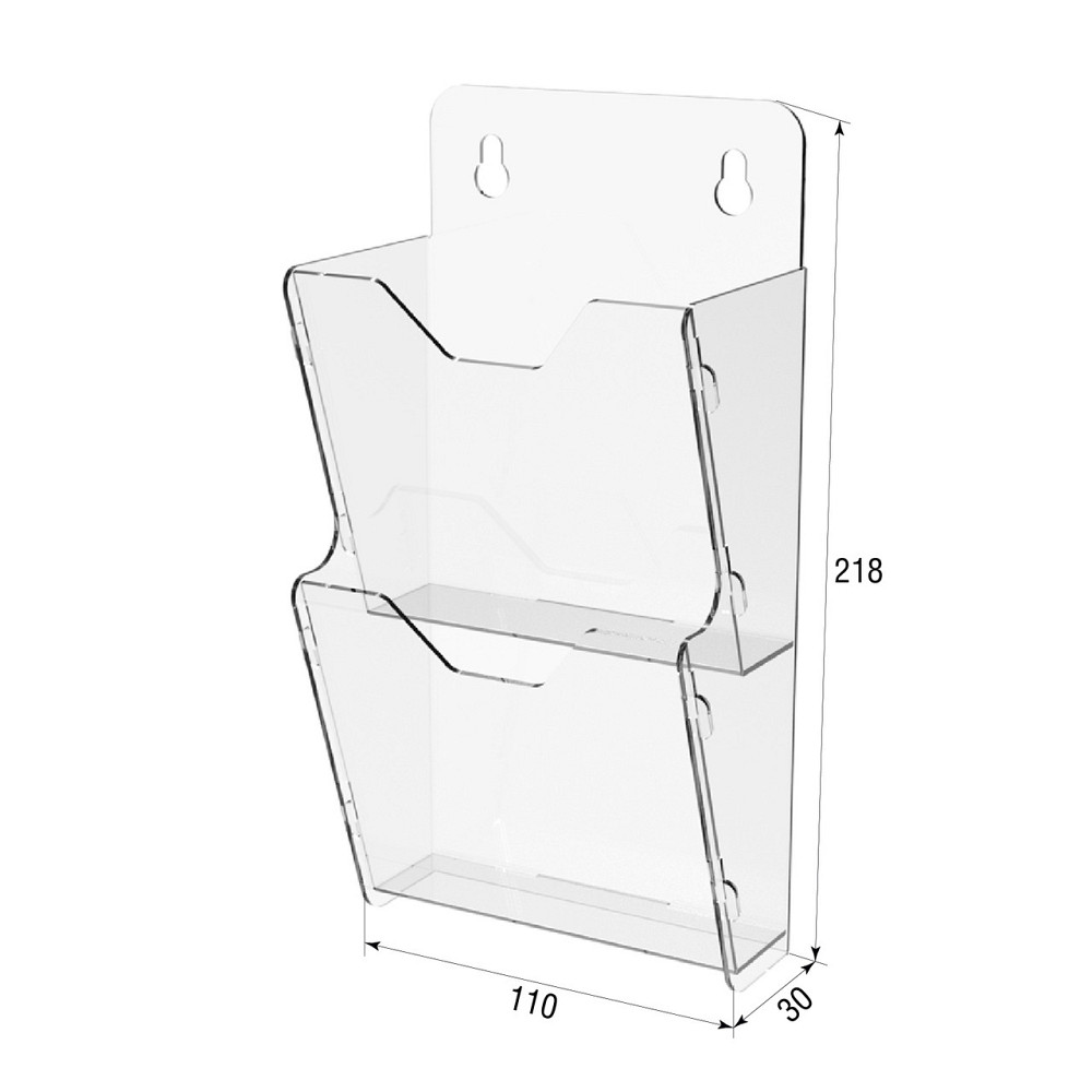 Кишеня буклетниця EKOSTAR 2-ярусна А6 вертикальний Київ - фото 3
