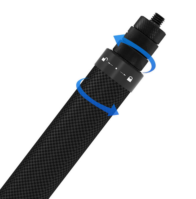 Монопод карбоновий 116см Telesin TE-MNP-117 Київ - фото 3