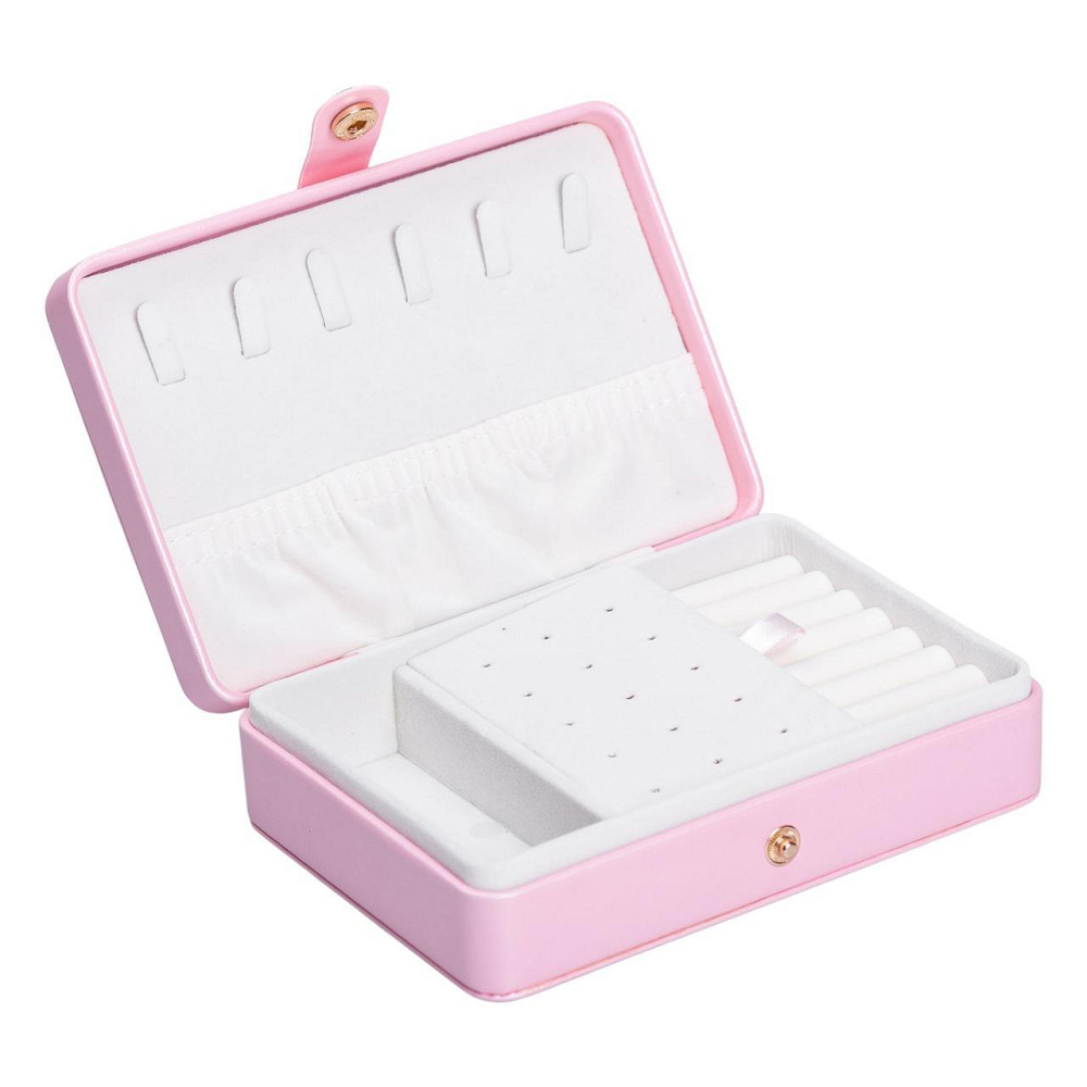 Шкатулка для украшений из эко кожи 16×11×4.7 см органайзер для ювелирных изделий HP-5-30P Киев - изображение 3