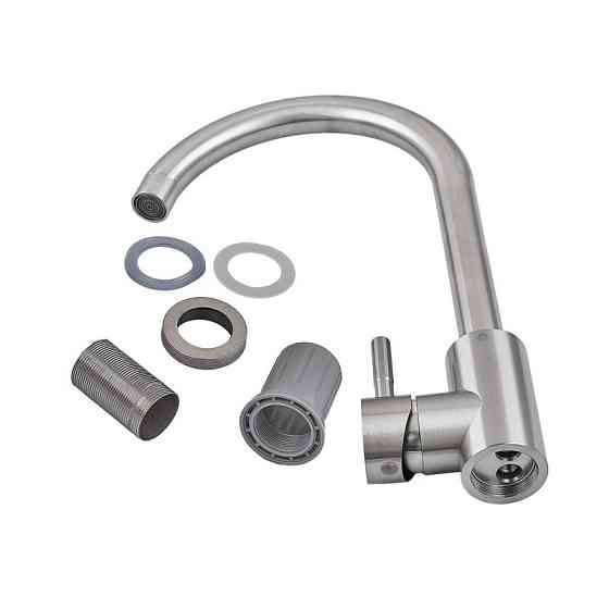 Кухонний змішувач Armata SUS-011(N) з нержавіючої сталі без підведення (CH6485) Харків