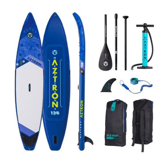 Надувная SUP доска Aztron NEPTUNE Touring 12.6 iSUP 350 x 80 x 15мм AS-303D Сап доска для винсерфинг Днепр