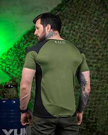 Тактична футболка 5.11 oliva/black ПП7651 Київ