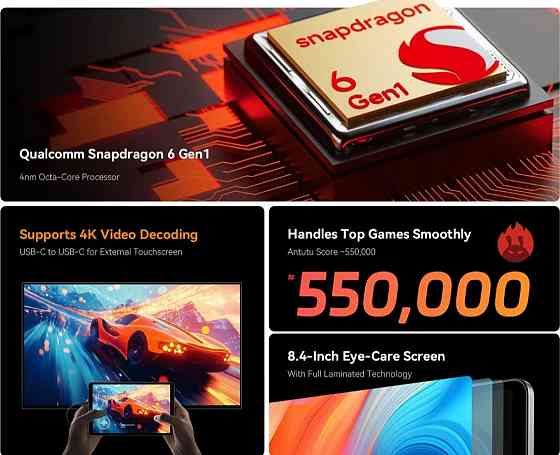 Планшет iPlay Turbo как Legion Tab Lenovo для PUBG CoD Genshin Киев