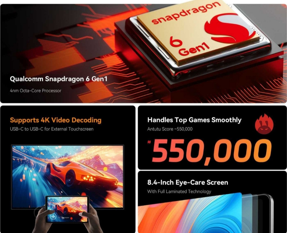 Планшет iPlay Turbo як Legion Tab Lenovo для PUBG CoD Genshin Київ - фото 5