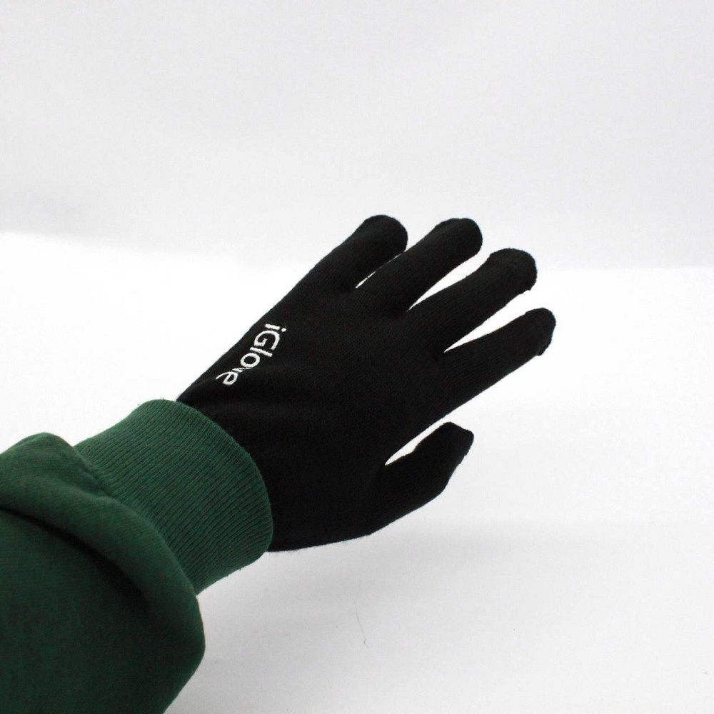 Рукавички для сенсорних екранів iGloves, унісекс, Чорні / Сенсорні зимові рукавички для смартфона Київ - фото 8