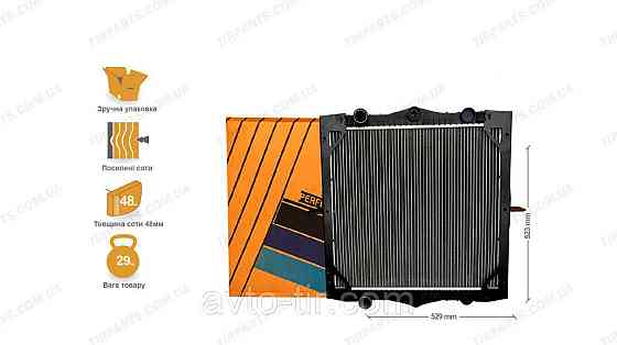 Радиатор с рамой DAF LF45 1403273 1407721 545306 02383012 614450 509569 519569 Луцк