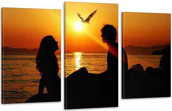 Модульна картина Захід Пара Art-175_3 Київ