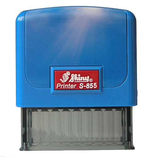 Оснастка пластмасова для штампа 25х70мм "TR-002" синя Київ - фото 1