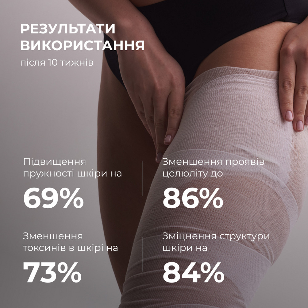 Курс антицелюлітних моделюючих обгортань з екстрактом ашваганди Ashwagandha Hot Slim Hillary (6 уп.) Київ - фото 17