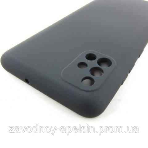 Samsung A51 A515 Силиконовый чехол Защита камеры (черный) Одесса
