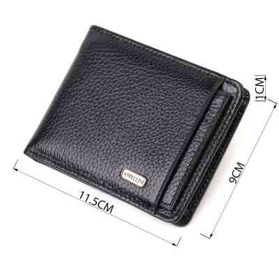 Кошелек Canpellini Из натуральной кожи Черный (21875) Винница