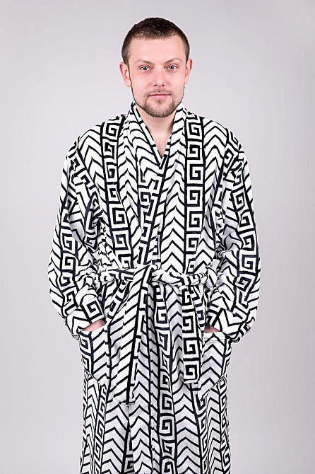 Халат мужской домашний, Геометрия топ Крохатушка одяг XXL Киев - изображение 1