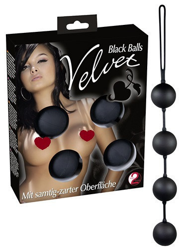 Вагінальні кульки Velvet Black Balls Sex Aura Київ - фото 1