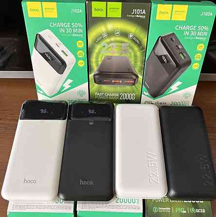 Павербанк Hoco J101A 20000mAh быстрая зарядка 22.5W. Киев