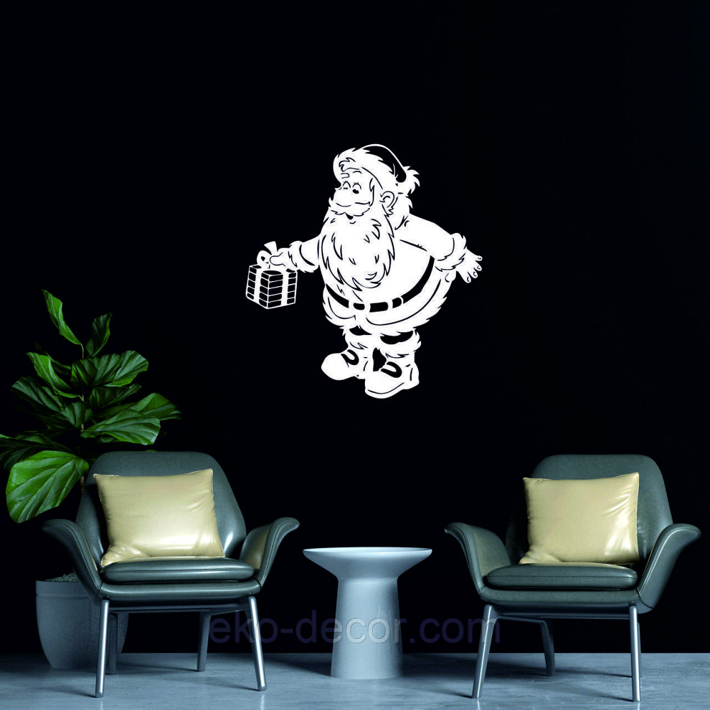 Декоративное настенное Панно «Дед Мороз», Декор на стену 90*83 см Киев - изображение 7