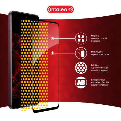 Скло захисне Intaleo Full Glue Oppo A3x Black (1283126598784) Вінниця - фото 7