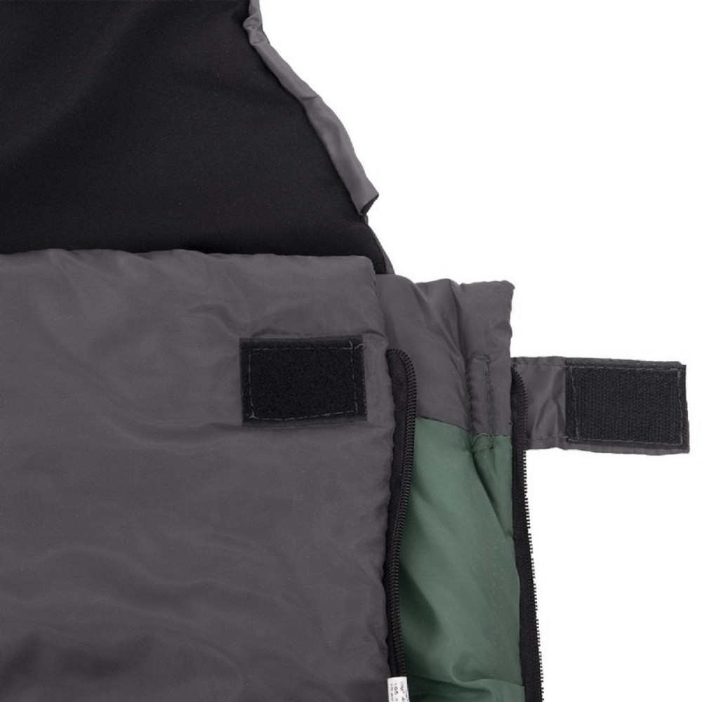 Спальный мешок одеяло с капюшоном 320г/м2, 190+30х75см, t от -9 до +15 серый Киев - изображение 8