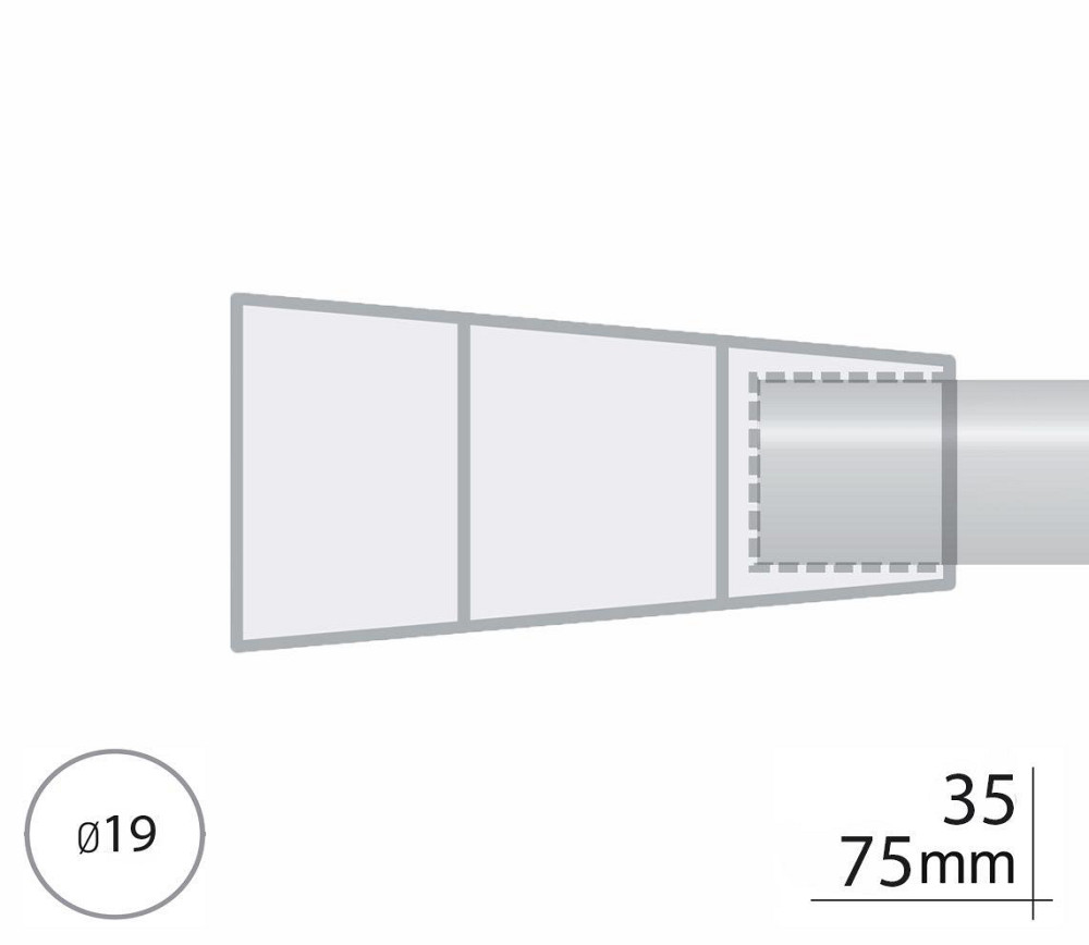 Закінчення для карнизу Orvit ВАЛЕО 19 мм ХРОМ - ОНІКС Львов - изображение 2
