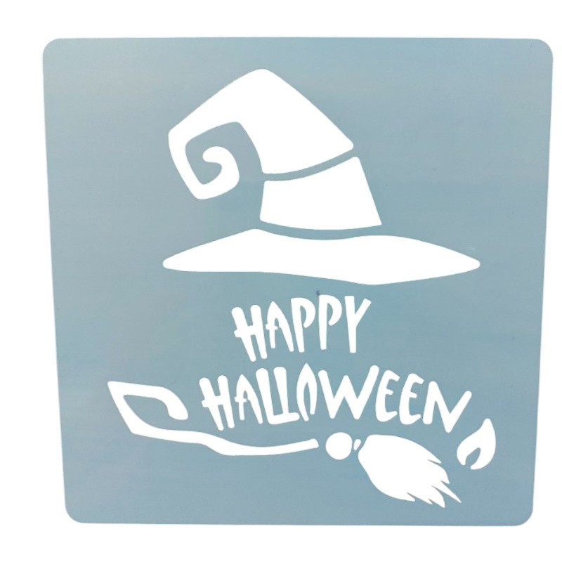 Трафарет на Хэллоуин 15 на 15 см серый Киев - изображение 2