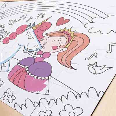 Пазл Hape Єдинороги з розмальовкою (E1642) Вінниця