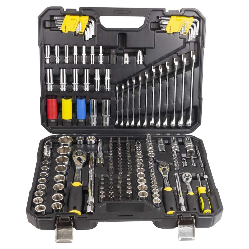 Набір насадок торцевих і біти 1⁄4" 3⁄8" 1⁄2" 176 шт CrV SIGMA (6003821) Київ - фото 2