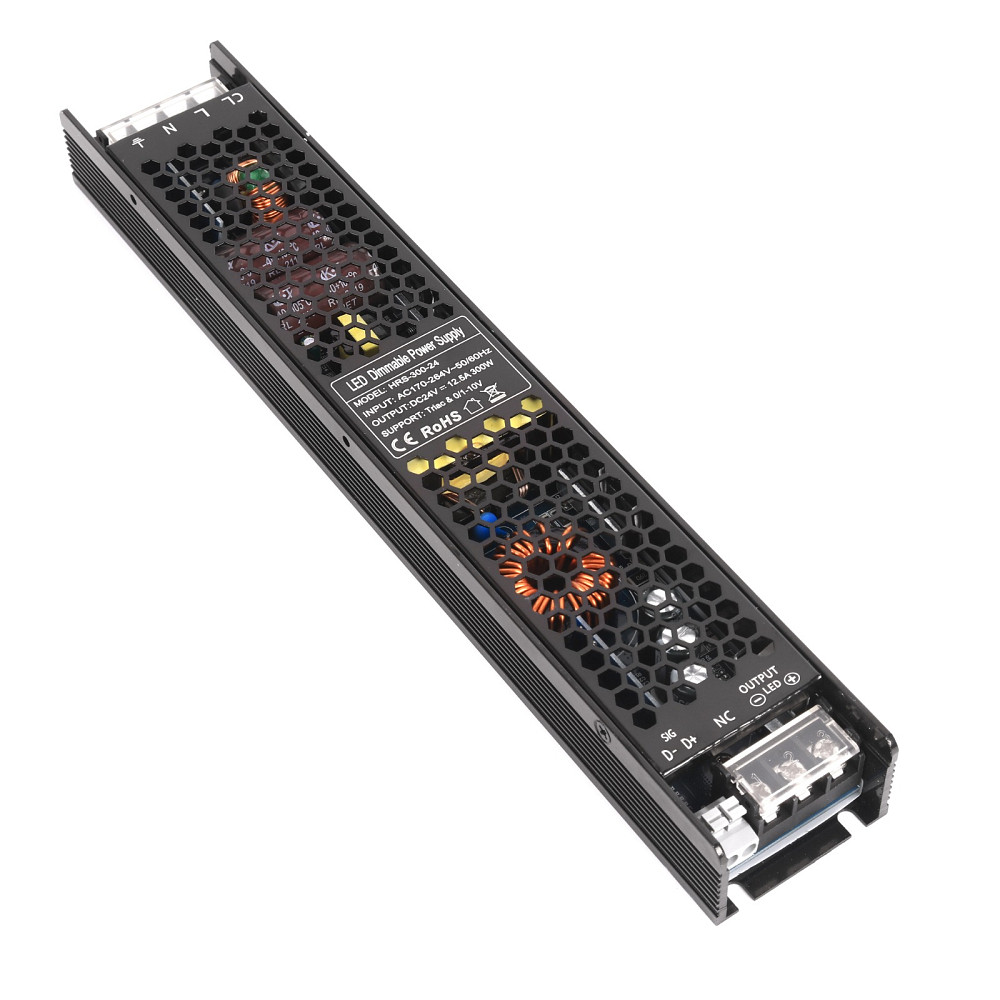 Димований блок живлення DIM IP20 24V 300W TRIAC 0/1-10V (HRS-300-24) Коломыя - изображение 3