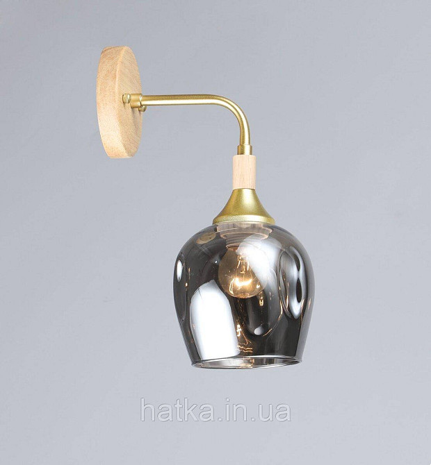 Настінний світильник B N6619/1W GD+WOOD Київ - фото 1