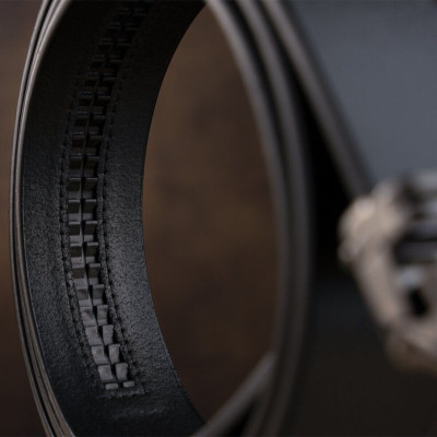 Ремень Vintage Мужской Черный (20277) Винница - изображение 7