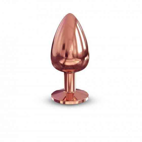 Металева анальна пробка із прикрасою у вигляді кристалу Dorcel - Diamond Plug L Sex Aura Київ