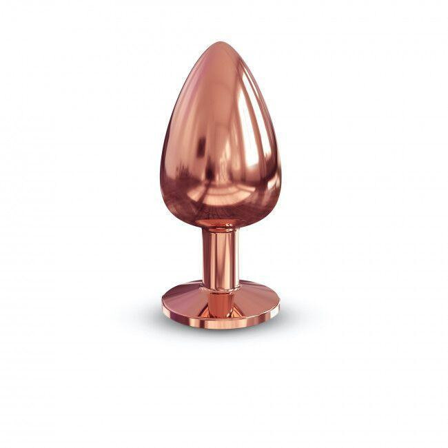 Металева анальна пробка із прикрасою у вигляді кристалу Dorcel - Diamond Plug L Sex Aura Київ - фото 2