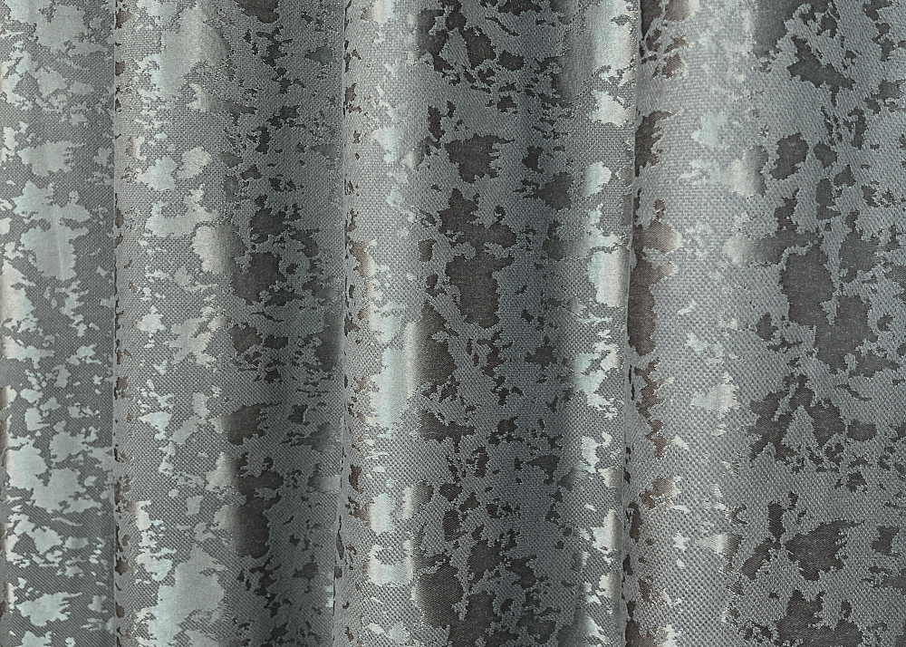 Комплект штор на люверсах VR-Textil Льон мармур Pavliani ХО № 1264ш Сірий 150х250 см 2 шт (37-0317) Київ - фото 8