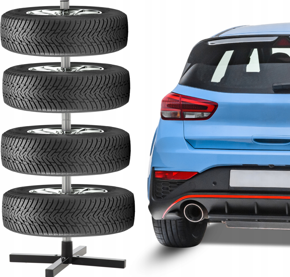 Стойка для хранения шин (подставка для колес) Garden Line на 4 шт, максимальная нагрузка – 100 кг (Польша) Киев - изображение 2