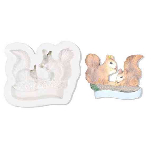 Молд силиконовый Белки 70 на 84 мм серый Киев