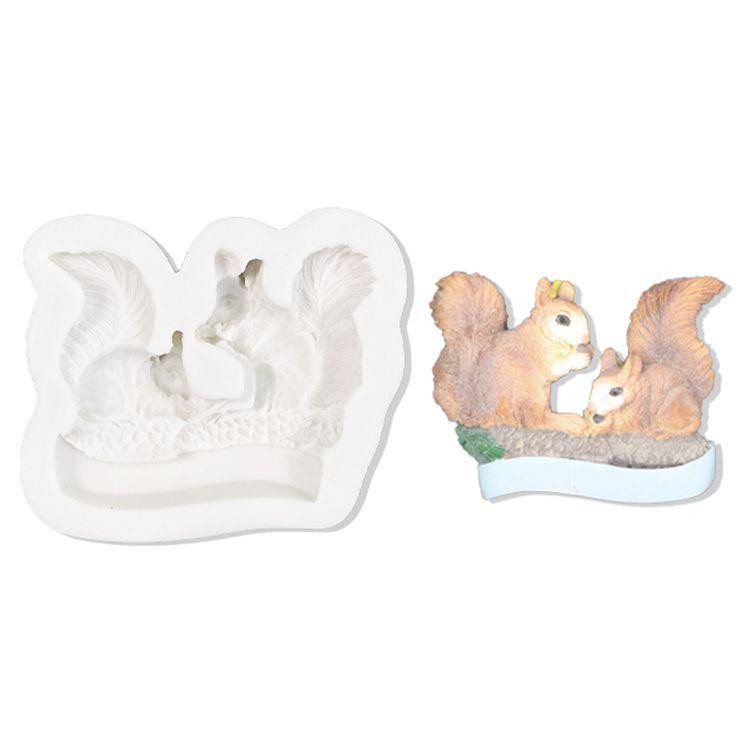 Молд силиконовый Белки 70 на 84 мм серый Киев - изображение 3