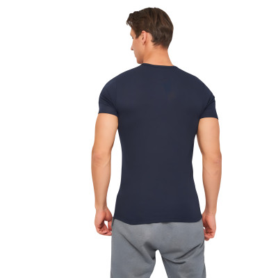 Футболка Kappa T-shirt Mezza Manica Scollo V K1316 BluNavy темно-синій XL (8016279702523) Вінниця - фото 2