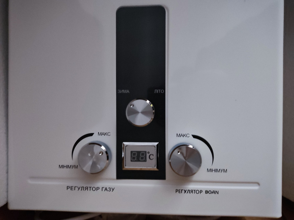 Газова колонка напівтурбо Dion JSD 10 F проточний водонагрівач з примусовою витяжкою 10 л/хв автоматичний розпал + димохід Тернопіль - фото 3