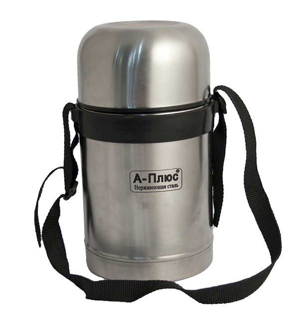 Термос пищевой металлический A-plus 1663 750 мл Винница - изображение 1