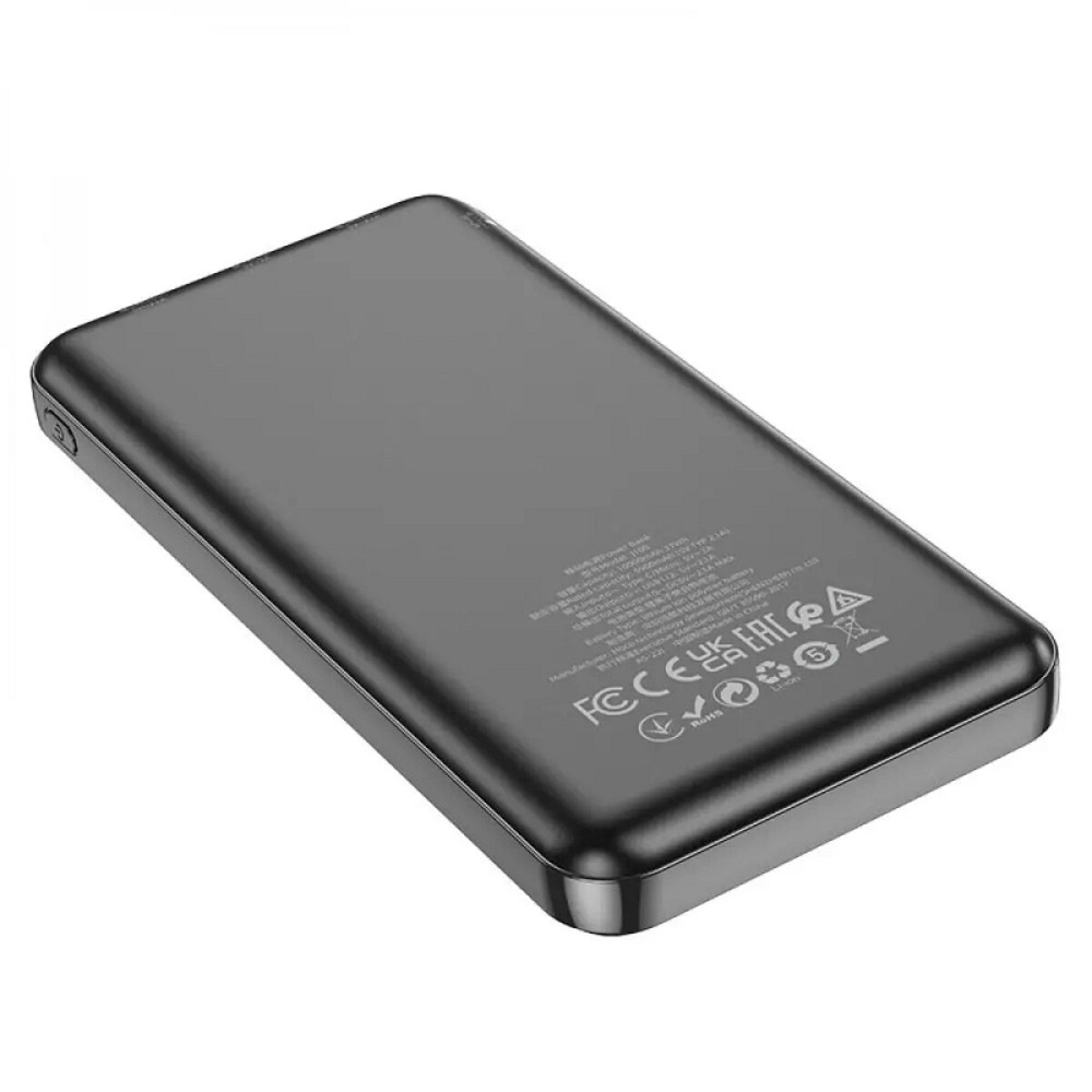 Зовнішній акумулятор HOCO J100 High-ranking power bank(10000mAh) Black Киев - изображение 3