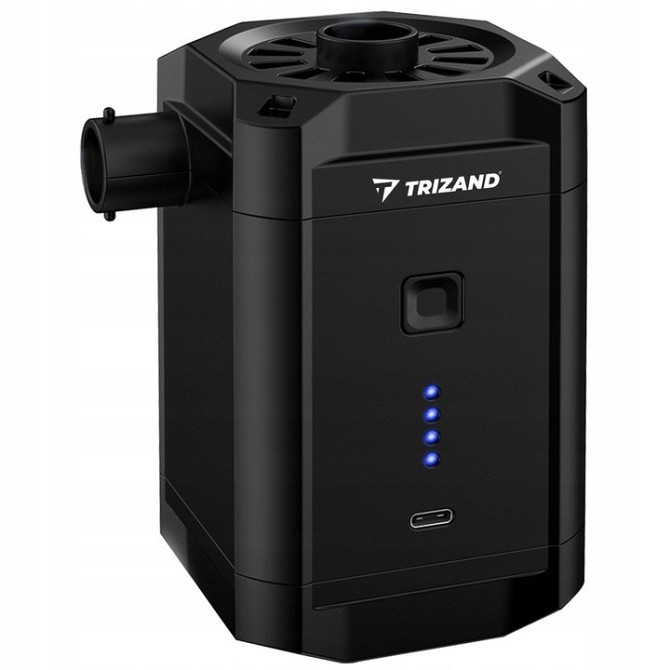 Аккумуляторный Насос для матрасов с 3 насадками Trizand (20790) Black Нововолынск - изображение 2
