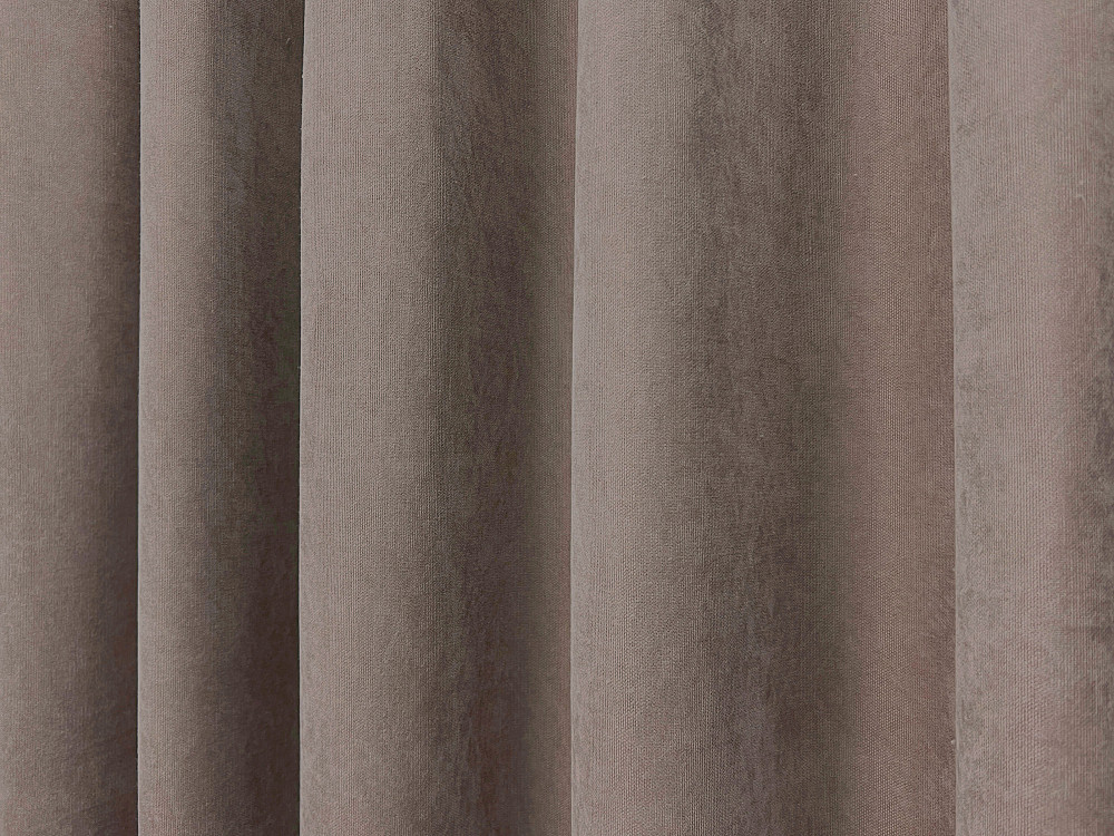 Комплект коротких штор VR-Textil Микровелюр Petek № 1825ш Какао 140х170 см 2 шт (35-0449) Киев - изображение 7