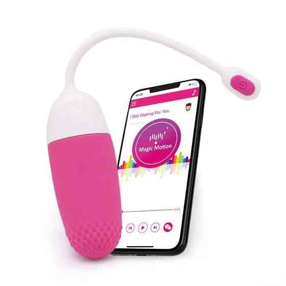 Смарт-віброяйце Magic Motion Vini Pink, керування зі смартфона Sex Aura Київ
